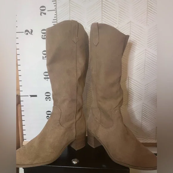 Altered state high cowboy boots, brown knee-high size 10 - Picture 9 of 10